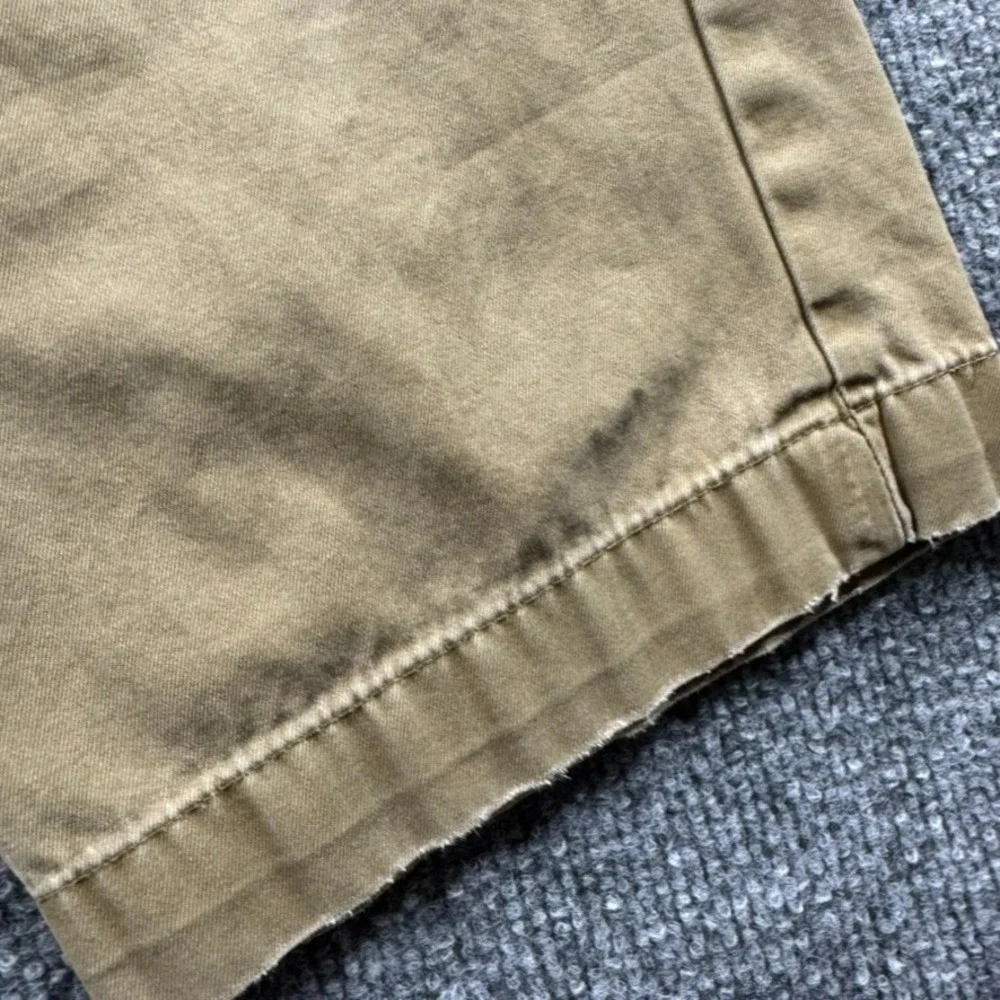 Banana Republic Aiden Fit Chino Pants Mens 35x33 Beige Khaki Straight Casual